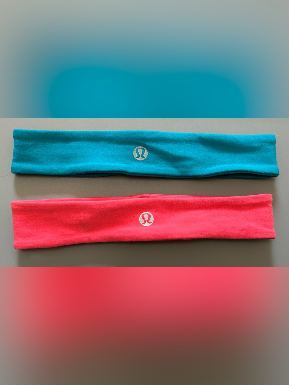 lululemon athletica Turquoise and Coral Headbands
